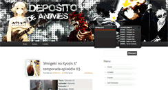 Desktop Screenshot of depositodeanimes.net